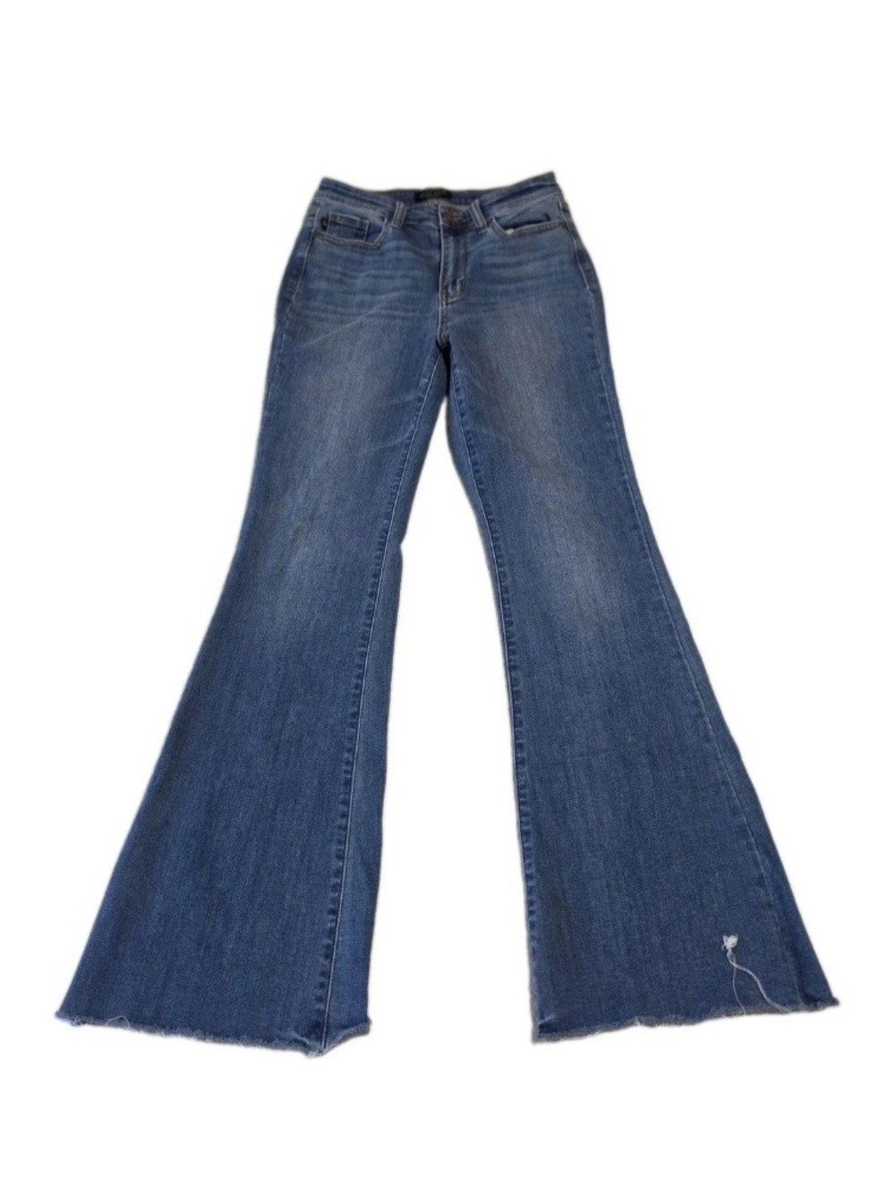 Judy Blue Mid Wash Flare Jeans in Blue
